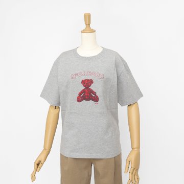 McGREGOR WOMENS 311725701 マクレガー レディース 半袖 夏 カジュアル Tシャツ マックベア プリントTの画像