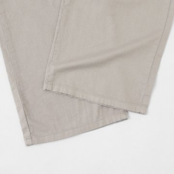 something サムシング SN765S ベルト付 タック ワイド レディース パンツ wide tuck きれいめ 股下短め 足元スッキリの画像
