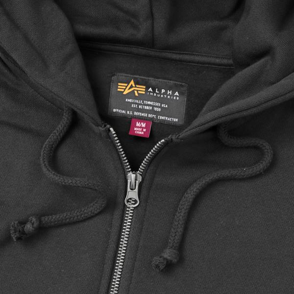 アルファ Alpha Industries 797-6131001 UTILITTY　POCKET FULL ZIP　PARKER　フルジップパーカー　裏起毛の画像