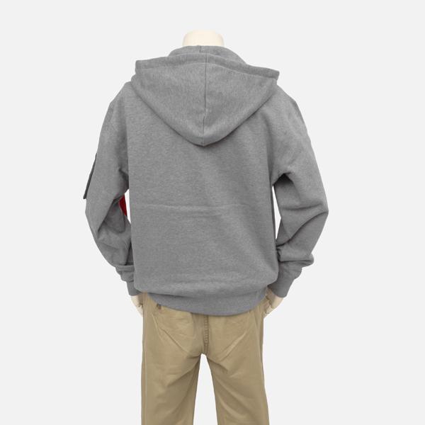 アルファ Alpha Industries 797-6131001 UTILITTY　POCKET FULL ZIP　PARKER　フルジップパーカー　裏起毛の画像