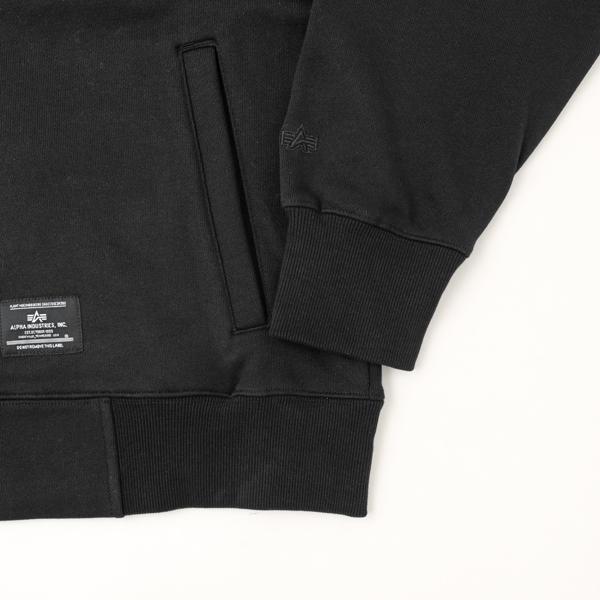 アルファ Alpha Industries 797-6131001 UTILITTY　POCKET FULL ZIP　PARKER　フルジップパーカー　裏起毛の画像