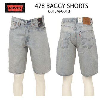 LEVI'S リーバイス 001JM-0013 478 BAGGY SHORTS メンズ ショートパンツ バギー 短パン 半ズボン の画像
