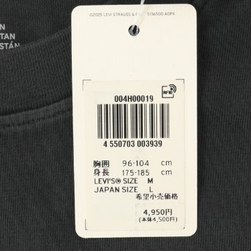 Levis リーバイス 004h0-0019 メンズ レディース Tシャツ 半袖 コットン素材 プリントT  トップス の画像