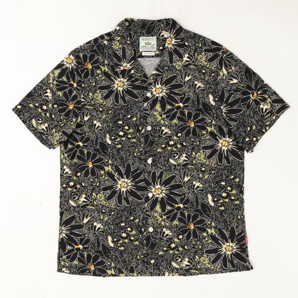  Levis リーバイス 005H5-00 The Sunset No Pocket Camp Shirt  06）Hatch Floral  サンセットキャンプシャツ　アロハシャツ　半袖シャツの画像