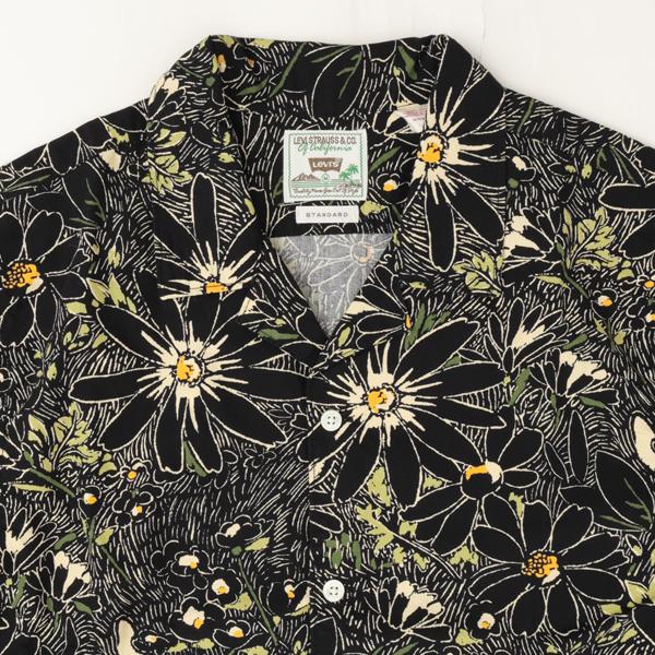  Levis リーバイス 005H5-00 The Sunset No Pocket Camp Shirt  06）Hatch Floral  サンセットキャンプシャツ　アロハシャツ　半袖シャツの画像