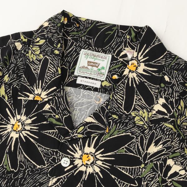  Levis リーバイス 005H5-00 The Sunset No Pocket Camp Shirt  06）Hatch Floral  サンセットキャンプシャツ　アロハシャツ　半袖シャツの画像