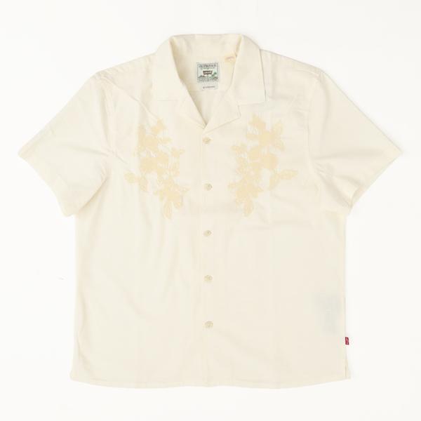  Levis リーバイス 005H5-00 The Sunset No Pocket Camp Shirt  03)oatmeal サンセットキャンプシャツ　アロハシャツ　半袖シャツの画像