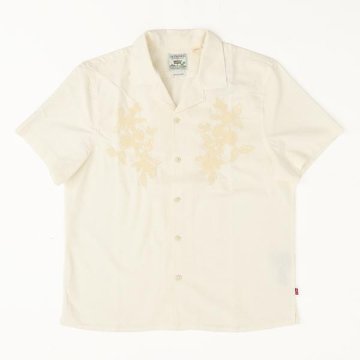  Levis リーバイス 005H5-00 The Sunset No Pocket Camp Shirt  03)oatmeal サンセットキャンプシャツ　アロハシャツ　半袖シャツの画像