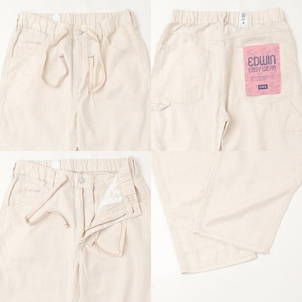 EDWIN エドウィン  EEW02 EASY PAINTER 綿麻 ペインター パンツ 夏 涼しい 清涼感 イージーパンツの画像