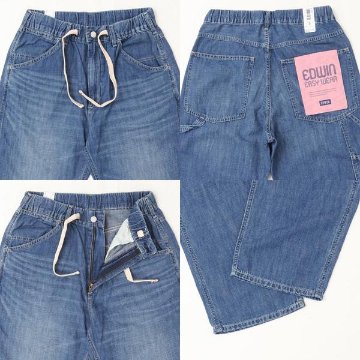 EDWIN エドウィン  EEW02 EASY PAINTER 綿麻 ペインター パンツ 夏 涼しい 清涼感 イージーパンツの画像