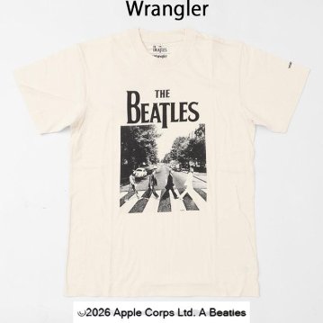 Wrangler ラングラー Beatles ビートルズ WT9042 アビー・ロードの伝説を刻んだ至高のフォトTシャツ。 【BEATLES】プリントTシャツの画像