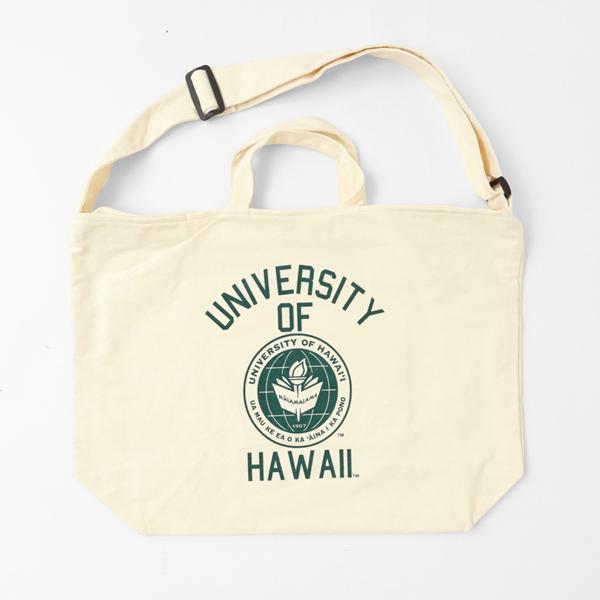 CALIFORNIA HAVA A NICE TIME_ HWAG-014 IVORY HAWAII ２WAY SHOUDER BAG キャンバスバッグ ショルダーバック　トートバッグ　の画像