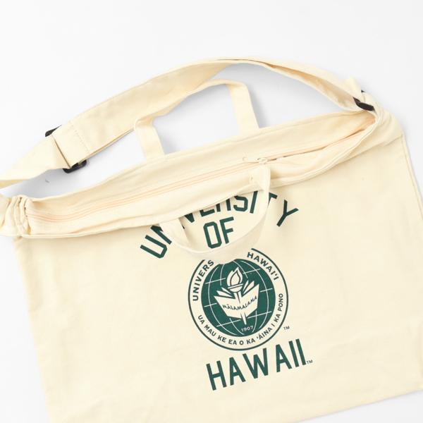 CALIFORNIA HAVA A NICE TIME_ HWAG-014 IVORY HAWAII ２WAY SHOUDER BAG キャンバスバッグ ショルダーバック　トートバッグ　の画像