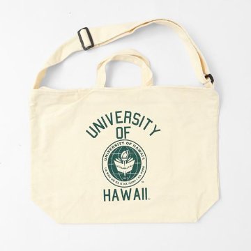 CALIFORNIA HAVA A NICE TIME_ HWAG-014 IVORY HAWAII ２WAY SHOUDER BAG キャンバスバッグ ショルダーバック　トートバッグ　の画像