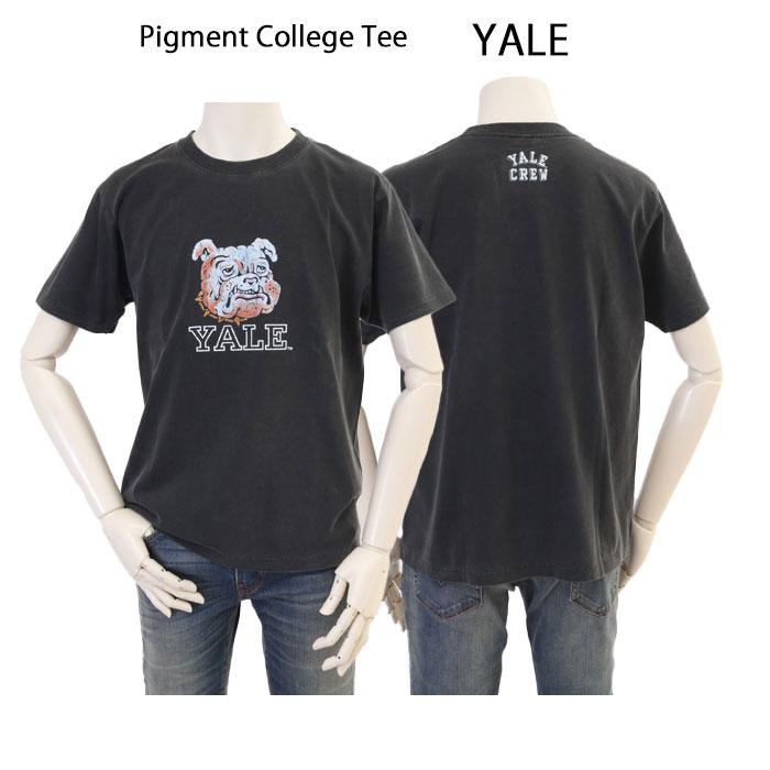 CALIFORNIA HAVA A NICE TIME YALE イエール大学 ピグメント加工 Tシャツ 6.6oz ヘヴィーウェイト カレッジ マスコットTeeの画像