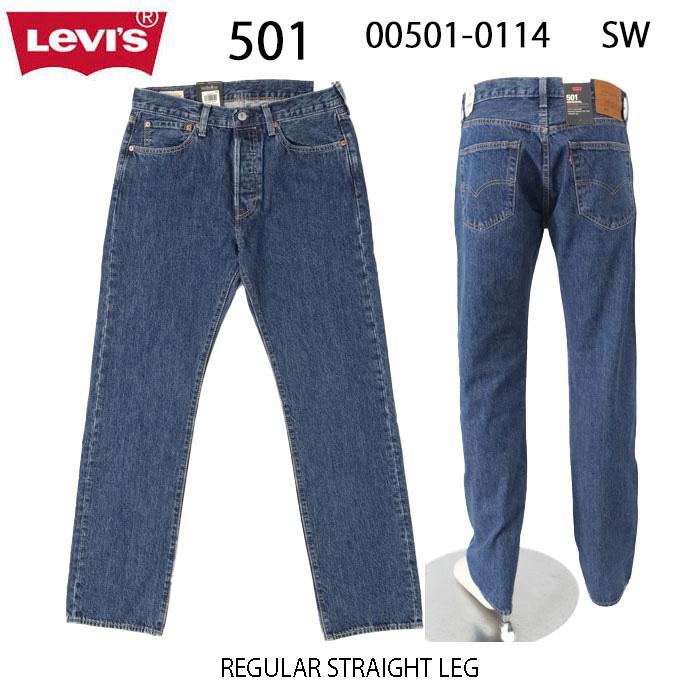 リーバイス LEVI'S PREMIUM Red Tab 501  00501-0114 SW）ストーンウォッシュ オリジナルボタンフライ　14oz Denim BigE の画像
