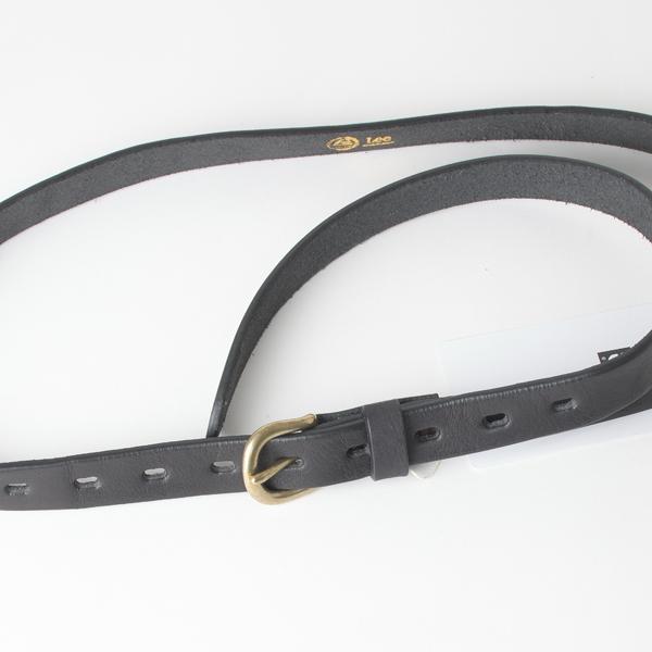 Lee Leather Belt LA0731 牛革 レザーベルト One Size（75～95ｃｍ）ワンサイズ ナローベルト 巾23ｍｍ　リーベルトの画像