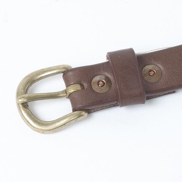 Lee Leather Belt LA0731 牛革 レザーベルト One Size（75～95ｃｍ）ワンサイズ ナローベルト 巾23ｍｍ　リーベルトの画像