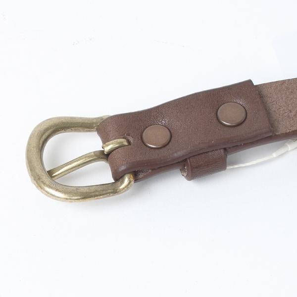 Lee Leather Belt LA0731 牛革 レザーベルト One Size（75～95ｃｍ）ワンサイズ ナローベルト 巾23ｍｍ　リーベルトの画像