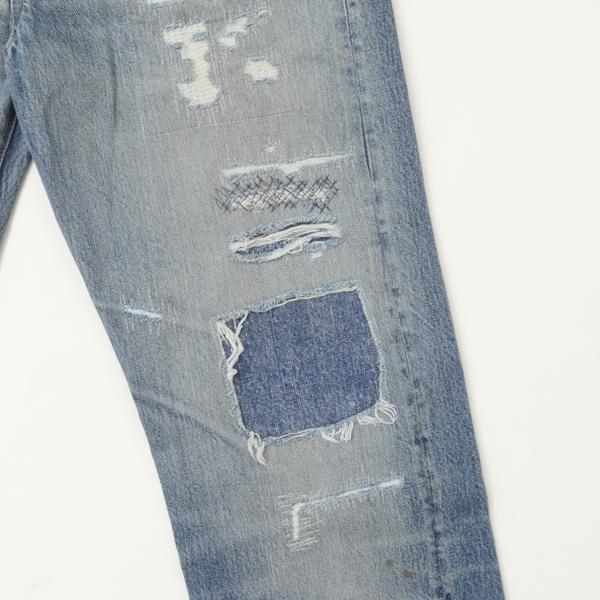 LEVI'S リーバイス ヴィンテージ 1947年モデル 47501-02 日本製 セルビッジ 47501-0231 クラッシュリペアード 31) BONNER COUNT　501XX 大戦後モデル の画像