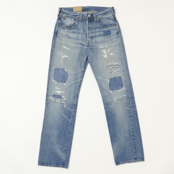 LEVI'S リーバイス ヴィンテージ 1947年モデル 47501-02 日本製 セルビッジ 47501-0231 クラッシュリペアード 31) BONNER COUNT　501XX 大戦後モデル の画像