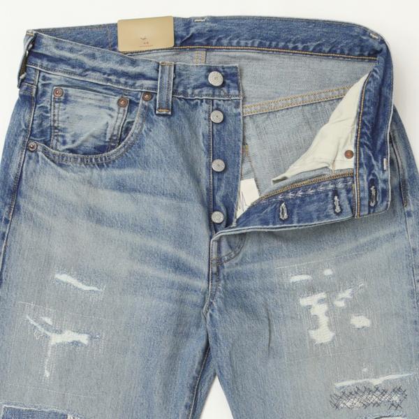 LEVI'S リーバイス ヴィンテージ 1947年モデル 47501-02 日本製 セルビッジ 47501-0231 クラッシュリペアード 31) BONNER COUNT　501XX 大戦後モデル の画像
