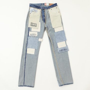 LEVI'S リーバイス ヴィンテージ 1947年モデル 47501-02 日本製 セルビッジ 47501-0231 クラッシュリペアード 31) BONNER COUNT　501XX 大戦後モデル の画像