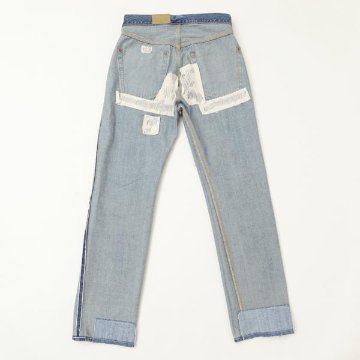 LEVI'S リーバイス ヴィンテージ 1947年モデル 47501-02 日本製 セルビッジ 47501-0231 クラッシュリペアード 31) BONNER COUNT　501XX 大戦後モデル の画像