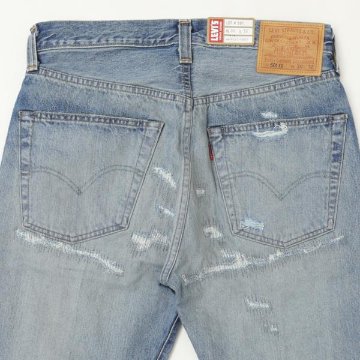 LEVI'S リーバイス ヴィンテージ 1947年モデル 47501-02 日本製 セルビッジ 47501-0231 クラッシュリペアード 31) BONNER COUNT　501XX 大戦後モデル の画像