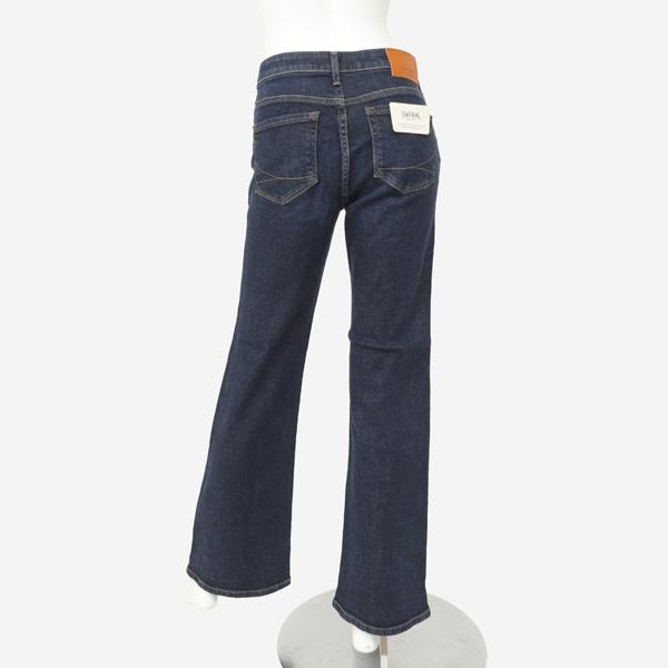 SOMETHING サムシング フレアパンツ ジーンズ デニム SKY31 脚長効果 ストレッチ フレア LISA レディース 926)ダークユーズドの画像