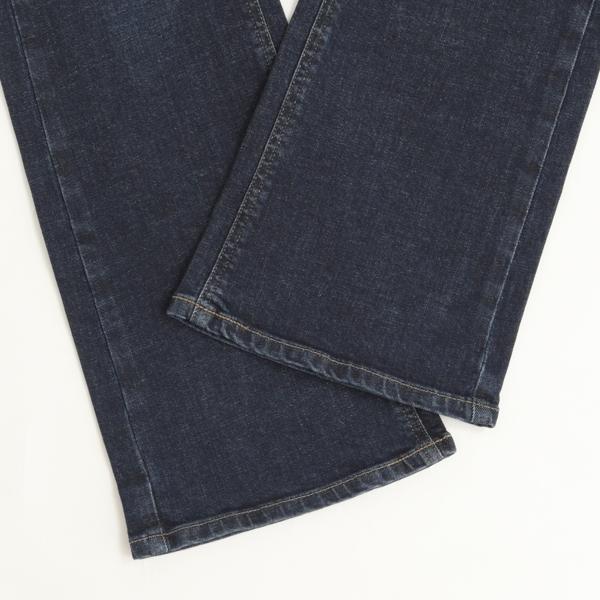 SOMETHING サムシング フレアパンツ ジーンズ デニム SKY31 脚長効果 ストレッチ フレア LISA レディース 926)ダークユーズドの画像