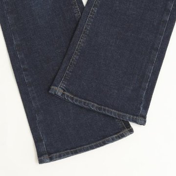 SOMETHING サムシング フレアパンツ ジーンズ デニム SKY31 脚長効果 ストレッチ フレア LISA レディース 926)ダークユーズドの画像