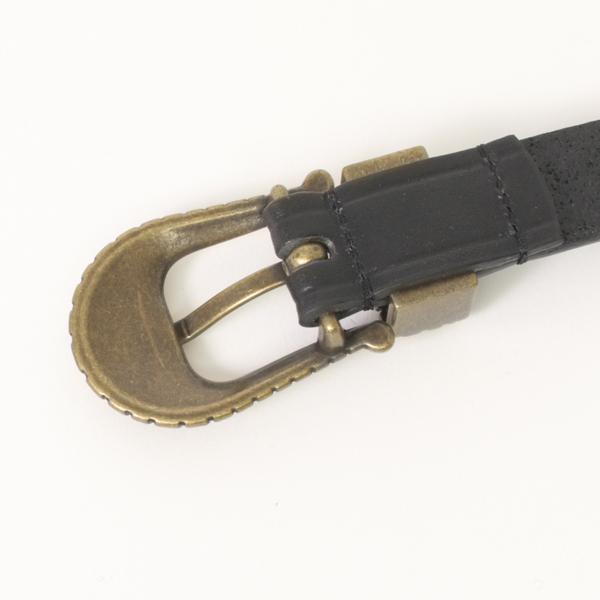 wrangler ラングラーNARROW　BELT WA1012 175)Black  32incjh(76～86cm）ワンサイズ 細め　日本製の画像