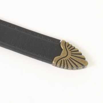 wrangler ラングラーNARROW　BELT WA1012 175)Black  32incjh(76～86cm）ワンサイズ 細め　日本製の画像
