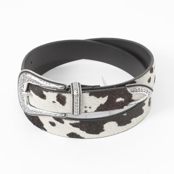 wrangler ラングラーHair On Hide Belt WA1019  ヘアーオンハイドベルト 32incjh(76～86cm）ワンサイズ 日本製の画像
