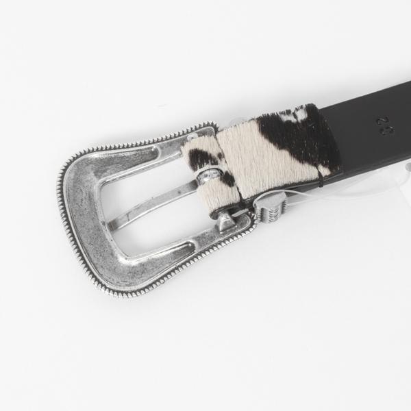 wrangler ラングラーHair On Hide Belt WA1019  ヘアーオンハイドベルト 32incjh(76～86cm）ワンサイズ 日本製の画像