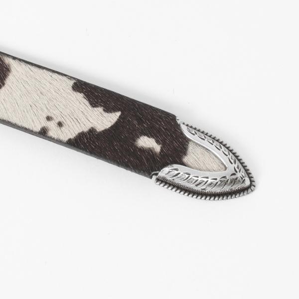 wrangler ラングラーHair On Hide Belt WA1019  ヘアーオンハイドベルト 32incjh(76～86cm）ワンサイズ 日本製の画像