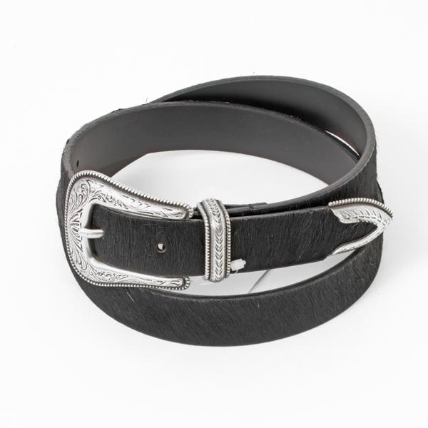 wrangler ラングラーHair On Hide Belt WA1019  ヘアーオンハイドベルト 32incjh(76～86cm）ワンサイズ 日本製の画像