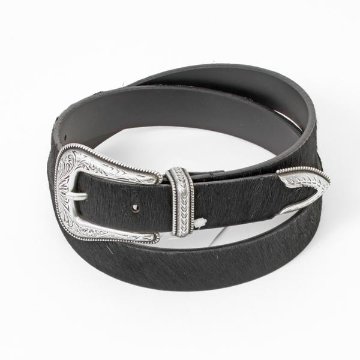wrangler ラングラーHair On Hide Belt WA1019  ヘアーオンハイドベルト 32incjh(76～86cm）ワンサイズ 日本製の画像