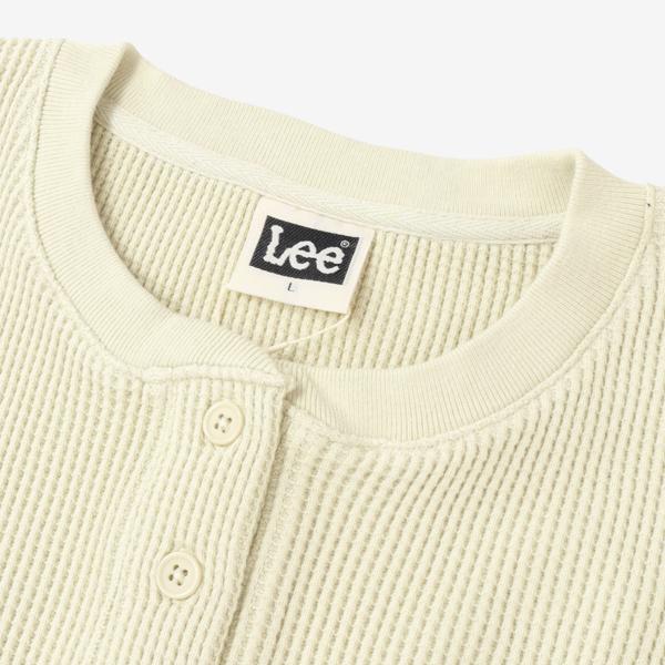 Lee リー LT3248 ヘンリーネック ロンティー ワッフル 長袖Tシャツ メンズTee Henlly Neckの画像