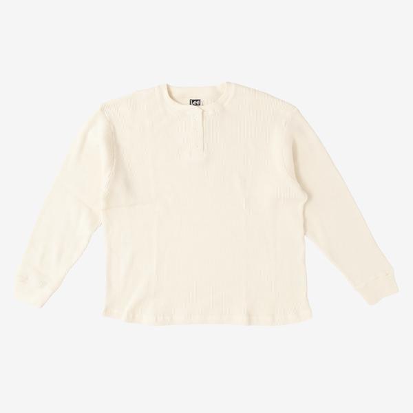 Lee リー LT3248 ヘンリーネック ロンティー ワッフル 長袖Tシャツ メンズTee Henlly Neckの画像