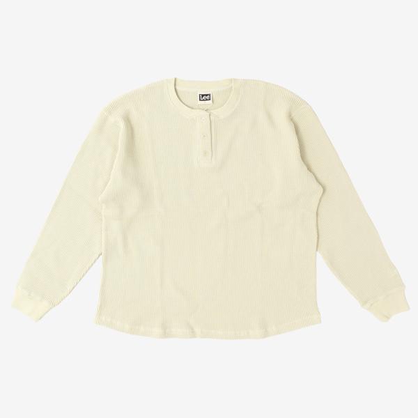 Lee リー LT3248 ヘンリーネック ロンティー ワッフル 長袖Tシャツ メンズTee Henlly Neckの画像