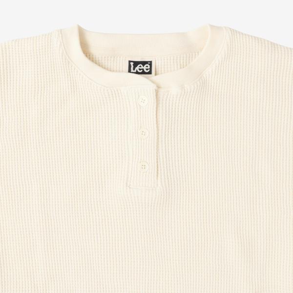Lee リー LT3248 ヘンリーネック ロンティー ワッフル 長袖Tシャツ メンズTee Henlly Neckの画像