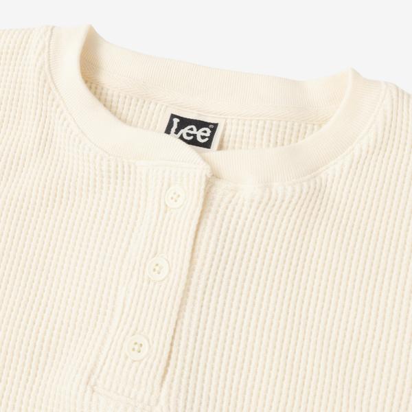 Lee リー LT3248 ヘンリーネック ロンティー ワッフル 長袖Tシャツ メンズTee Henlly Neckの画像
