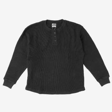 Lee リー LT3248 ヘンリーネック ロンティー ワッフル 長袖Tシャツ メンズTee Henlly Neckの画像