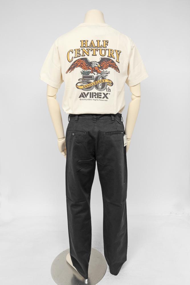 AVIREX 6126132 Trusers, Man, Field Pants (オフィサーパンツ） ノータク　トラウザーチノーズ　オフィサーパンツの画像