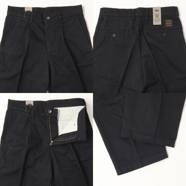 LEVI'S リーバイス ワンタックルーズプリーテッドチノパン 007WB-00 00）Black　01）Chacoal　02）BEIGE トラウザーチノの画像