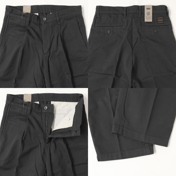 LEVI'S リーバイス ワンタックルーズプリーテッドチノパン 007WB-00 00）Black　01）Chacoal　02）BEIGE トラウザーチノの画像