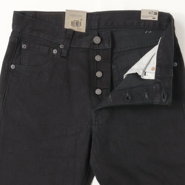 LEVI'S  Red Tab 501  オリジナルフィット 00501-2442　後染めブラック  オリジナルボタンフライ　13.5oz Denim Small e の画像