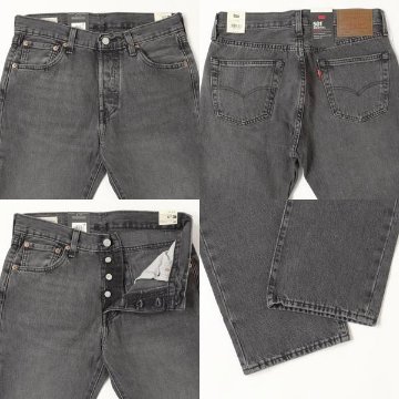 LEVI'S  Red Tab プレミアム 501  オリジナルフィット 000501-3783 ブラックユーズド オリジナルボタンフライ　13.5oz Denim BIGEの画像